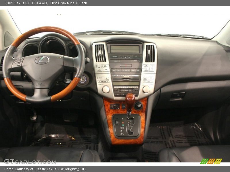 Flint Gray Mica / Black 2005 Lexus RX 330 AWD
