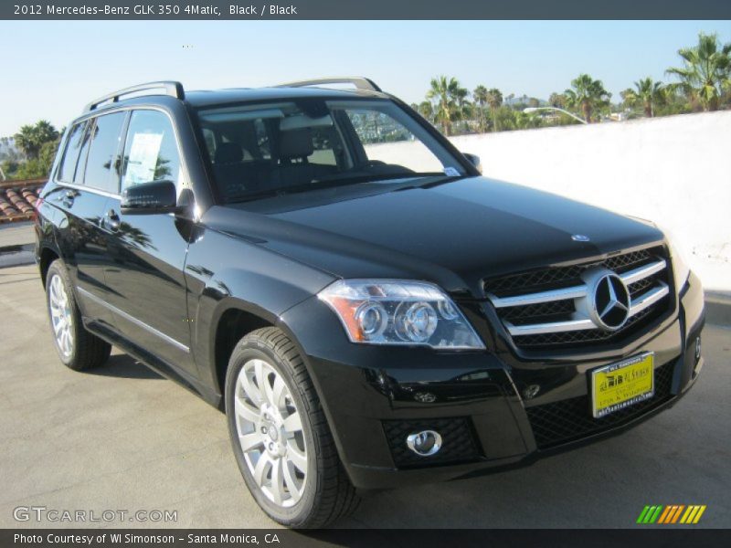 Black / Black 2012 Mercedes-Benz GLK 350 4Matic