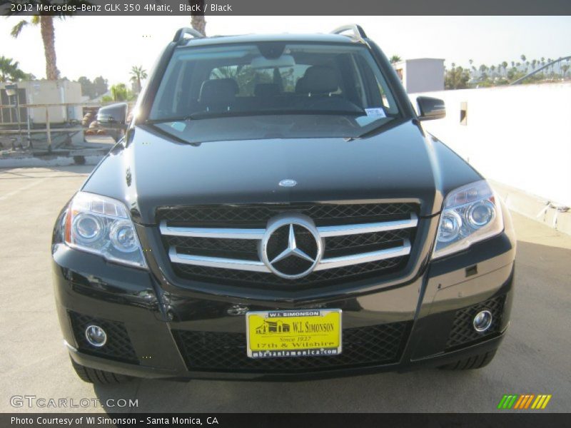 Black / Black 2012 Mercedes-Benz GLK 350 4Matic