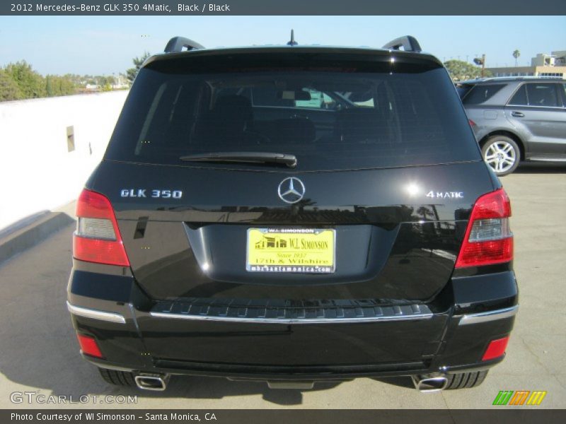 Black / Black 2012 Mercedes-Benz GLK 350 4Matic