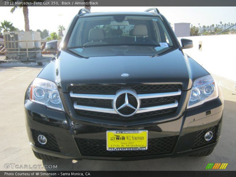 Black / Almond/Black 2012 Mercedes-Benz GLK 350