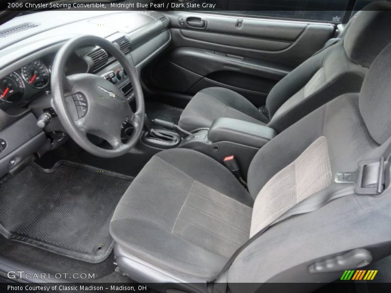  2006 Sebring Convertible Dark Slate Gray Interior