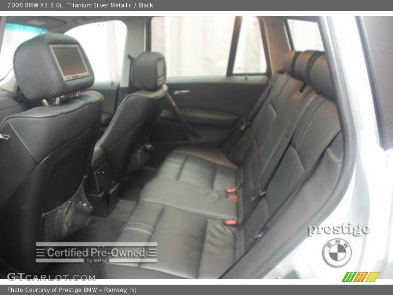 Titanium Silver Metallic / Black 2006 BMW X3 3.0i