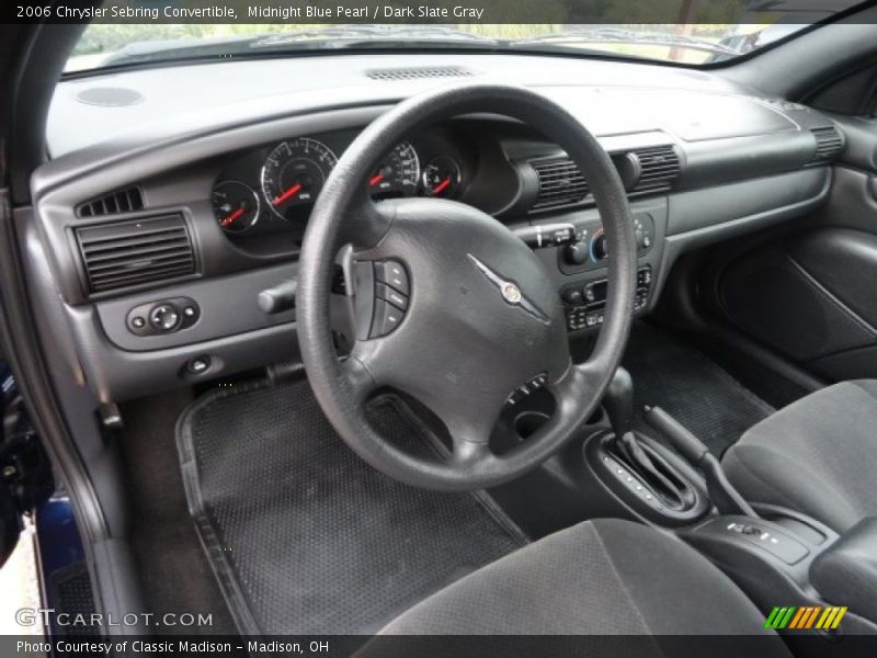 Dark Slate Gray Interior - 2006 Sebring Convertible 