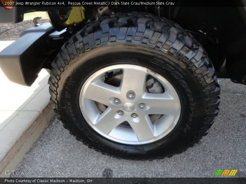 Rescue Green Metallic / Dark Slate Gray/Medium Slate Gray 2007 Jeep Wrangler Rubicon 4x4