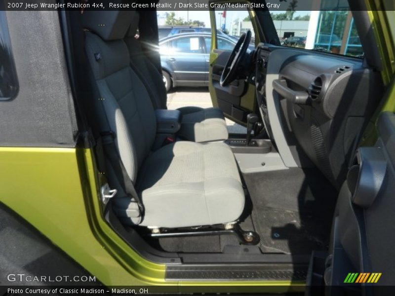 Rescue Green Metallic / Dark Slate Gray/Medium Slate Gray 2007 Jeep Wrangler Rubicon 4x4