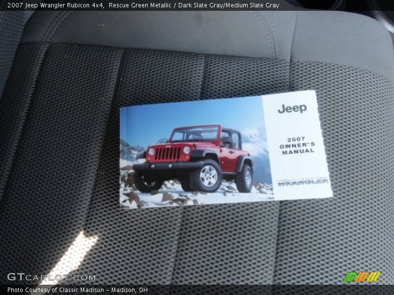 Rescue Green Metallic / Dark Slate Gray/Medium Slate Gray 2007 Jeep Wrangler Rubicon 4x4