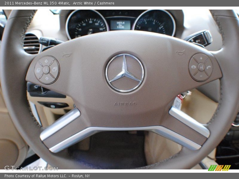 Arctic White / Cashmere 2011 Mercedes-Benz ML 350 4Matic