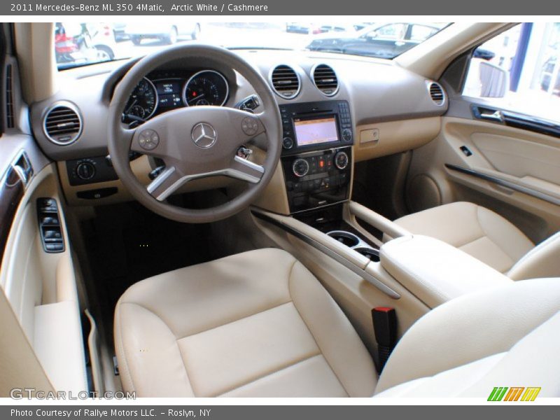 Arctic White / Cashmere 2011 Mercedes-Benz ML 350 4Matic