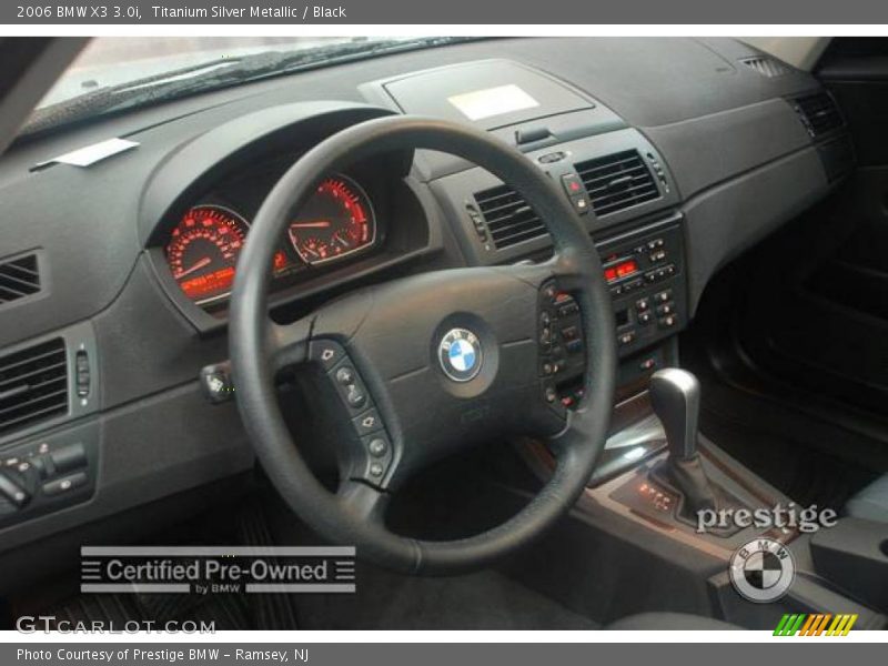 Titanium Silver Metallic / Black 2006 BMW X3 3.0i