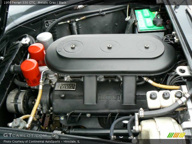 Metallic Gray / Black 1966 Ferrari 330 GTC