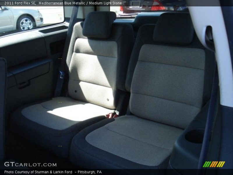 Mediterranean Blue Metallic / Medium Light Stone 2011 Ford Flex SE