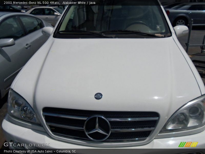 Alabaster White / Java 2003 Mercedes-Benz ML 500 4Matic