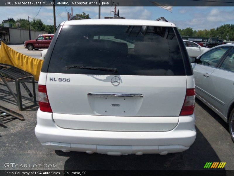 Alabaster White / Java 2003 Mercedes-Benz ML 500 4Matic