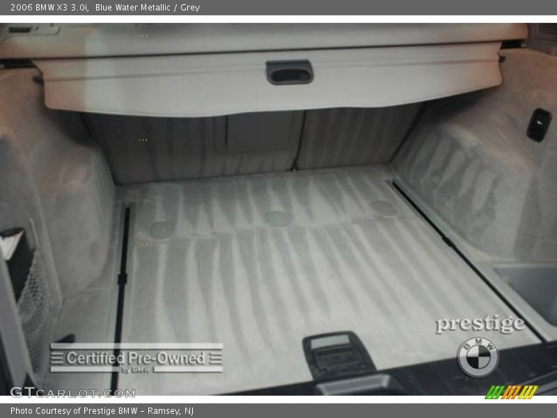Blue Water Metallic / Grey 2006 BMW X3 3.0i