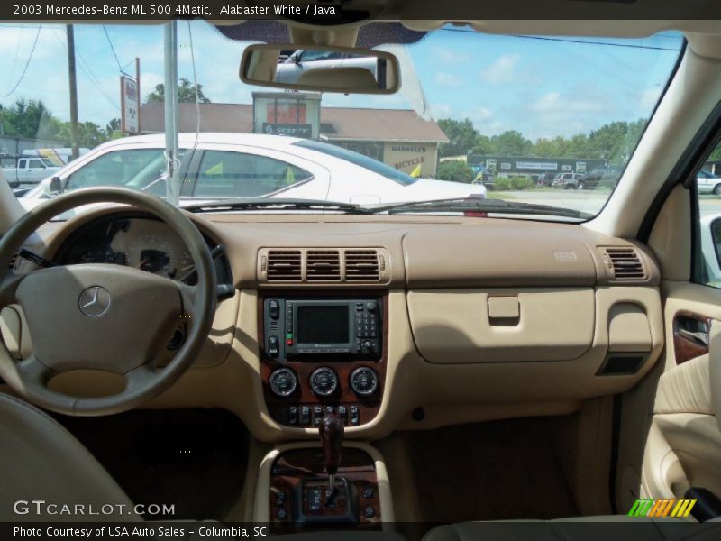 Alabaster White / Java 2003 Mercedes-Benz ML 500 4Matic