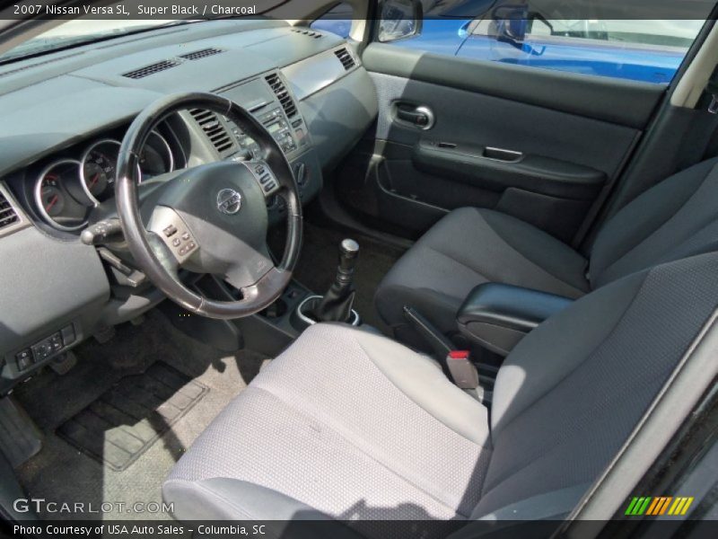 Super Black / Charcoal 2007 Nissan Versa SL