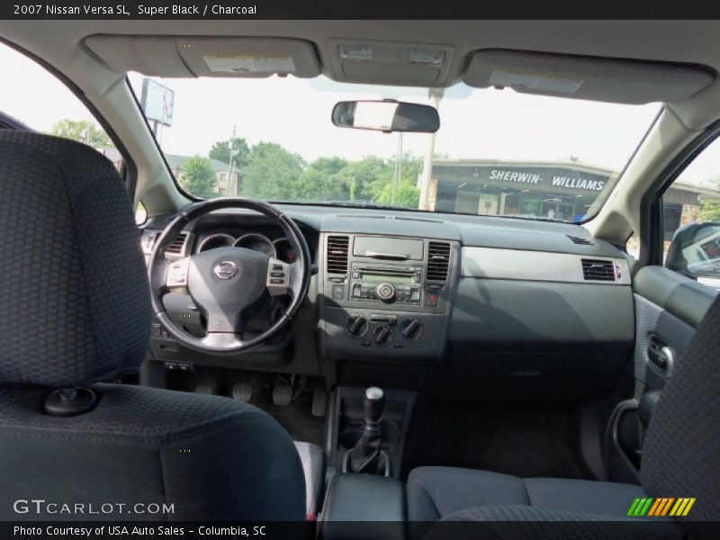 Super Black / Charcoal 2007 Nissan Versa SL
