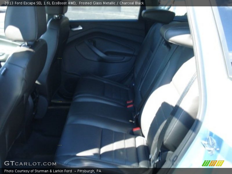 Frosted Glass Metallic / Charcoal Black 2013 Ford Escape SEL 1.6L EcoBoost 4WD