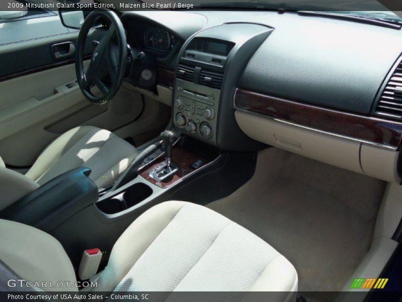 Maizen Blue Pearl / Beige 2009 Mitsubishi Galant Sport Edition