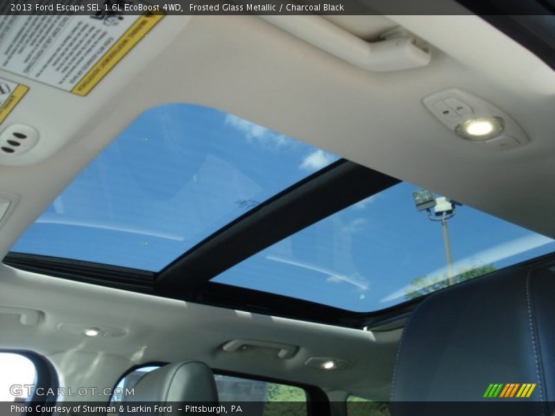 Sunroof of 2013 Escape SEL 1.6L EcoBoost 4WD