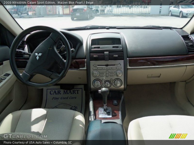 Maizen Blue Pearl / Beige 2009 Mitsubishi Galant Sport Edition