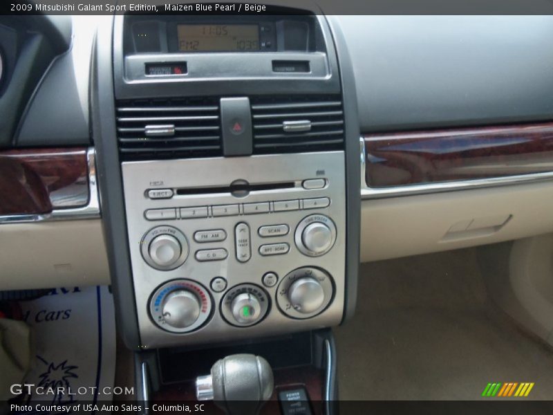 Maizen Blue Pearl / Beige 2009 Mitsubishi Galant Sport Edition