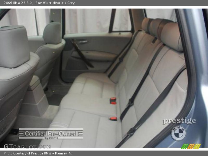 Blue Water Metallic / Grey 2006 BMW X3 3.0i