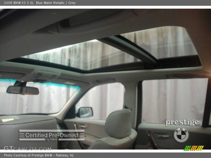 Blue Water Metallic / Grey 2006 BMW X3 3.0i