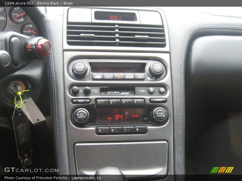 Controls of 1994 NSX 