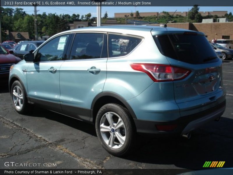 Frosted Glass Metallic / Medium Light Stone 2013 Ford Escape SE 1.6L EcoBoost 4WD