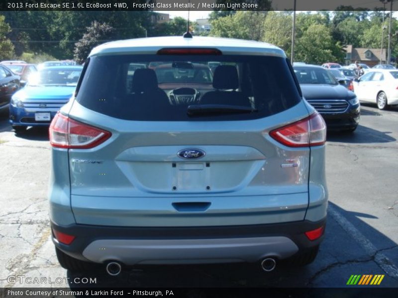 Frosted Glass Metallic / Medium Light Stone 2013 Ford Escape SE 1.6L EcoBoost 4WD