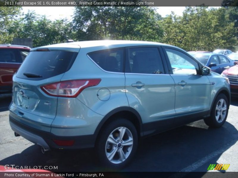 Frosted Glass Metallic / Medium Light Stone 2013 Ford Escape SE 1.6L EcoBoost 4WD