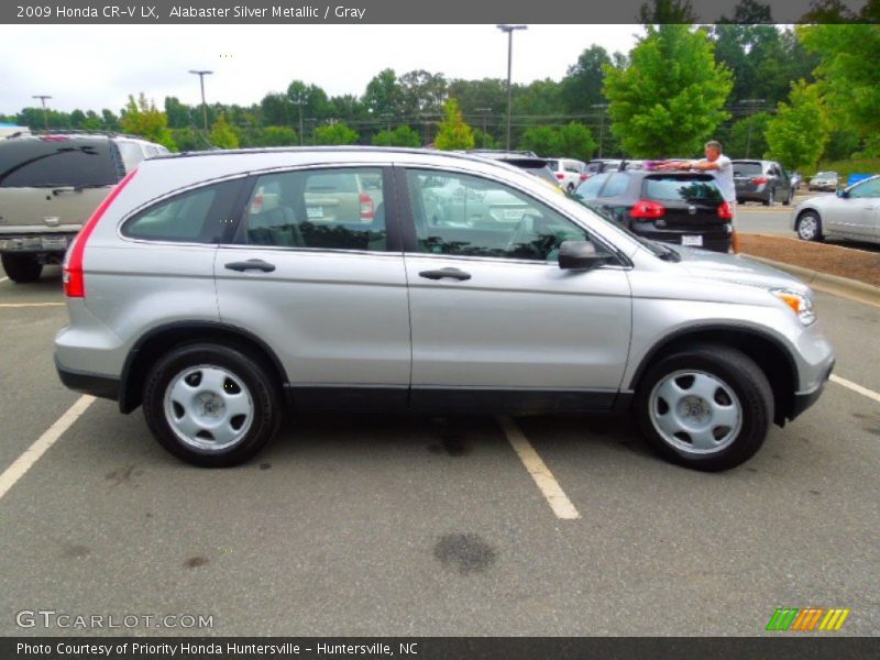 Alabaster Silver Metallic / Gray 2009 Honda CR-V LX