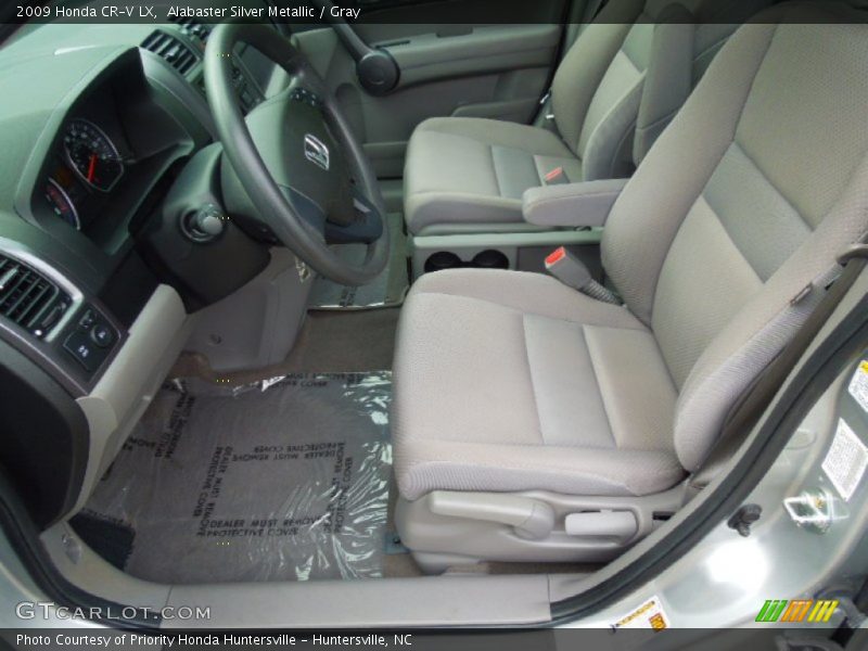 Alabaster Silver Metallic / Gray 2009 Honda CR-V LX