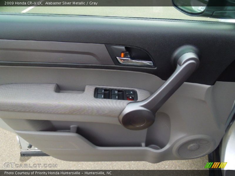 Alabaster Silver Metallic / Gray 2009 Honda CR-V LX