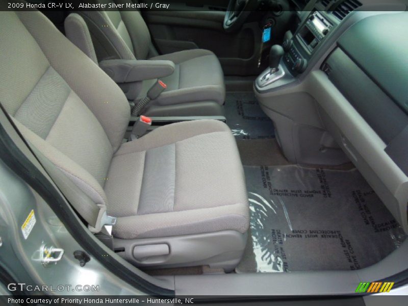 Alabaster Silver Metallic / Gray 2009 Honda CR-V LX