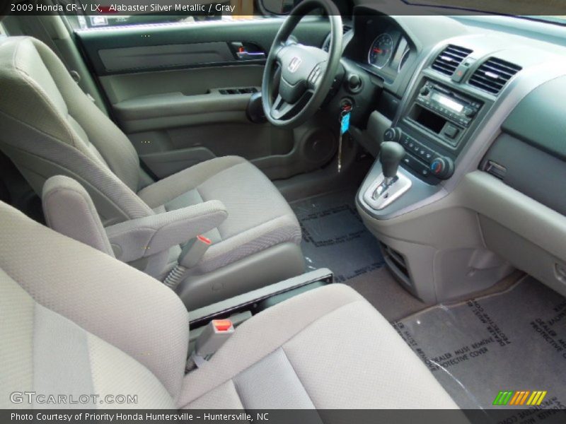 Alabaster Silver Metallic / Gray 2009 Honda CR-V LX