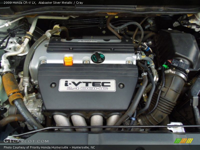 Alabaster Silver Metallic / Gray 2009 Honda CR-V LX