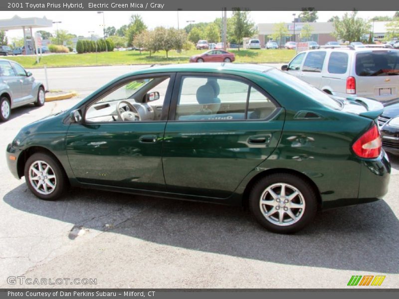 Electric Green Mica / Gray 2001 Toyota Prius Hybrid