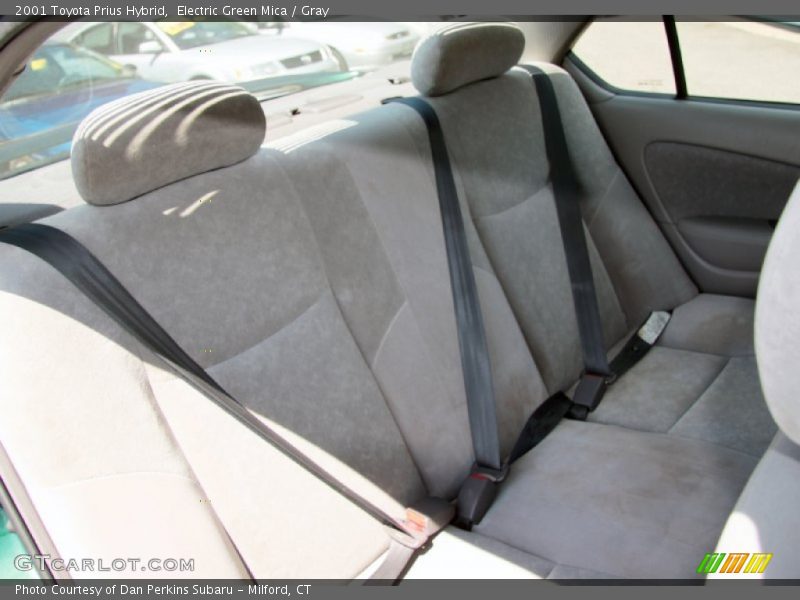 Electric Green Mica / Gray 2001 Toyota Prius Hybrid