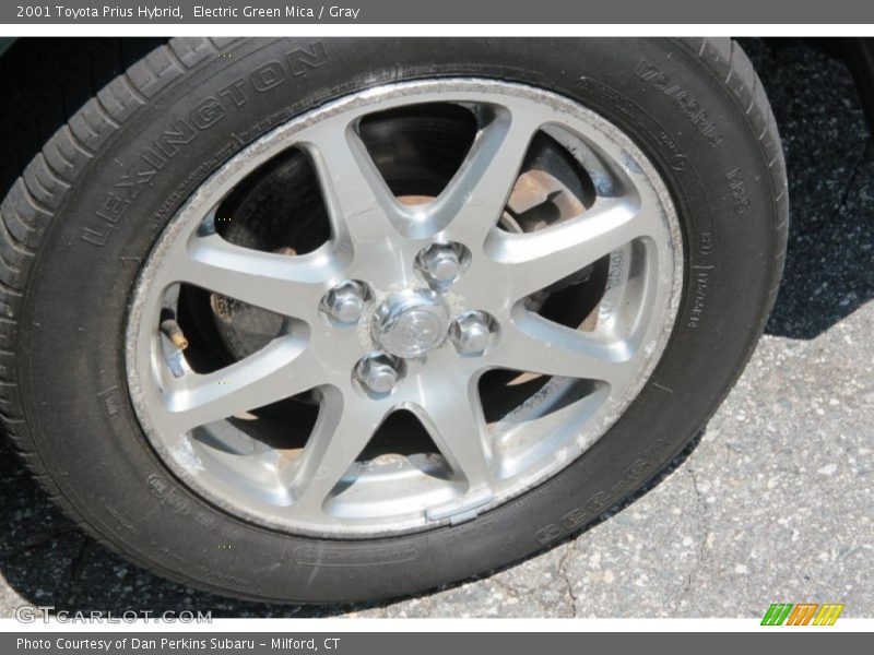 Electric Green Mica / Gray 2001 Toyota Prius Hybrid