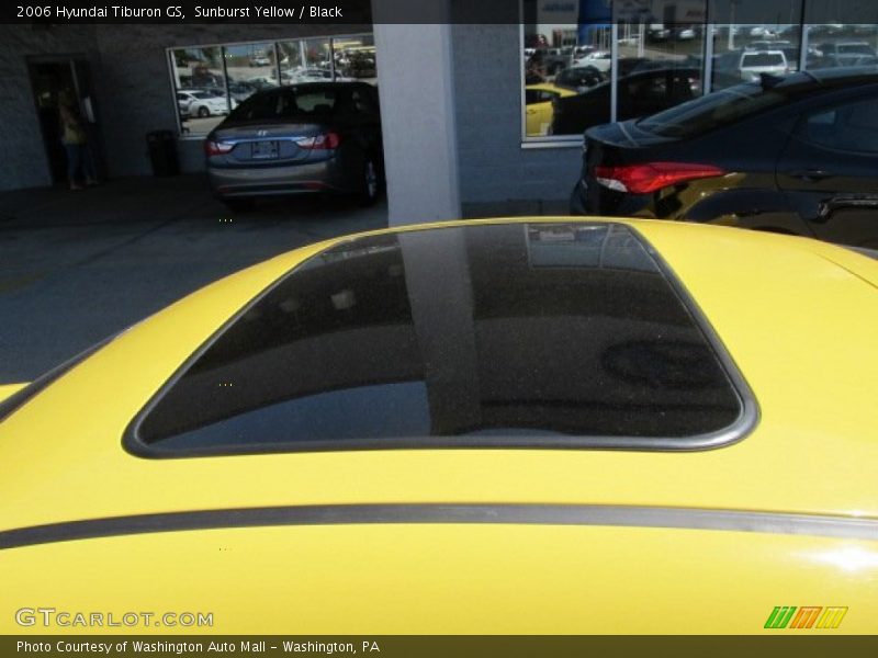 Sunburst Yellow / Black 2006 Hyundai Tiburon GS