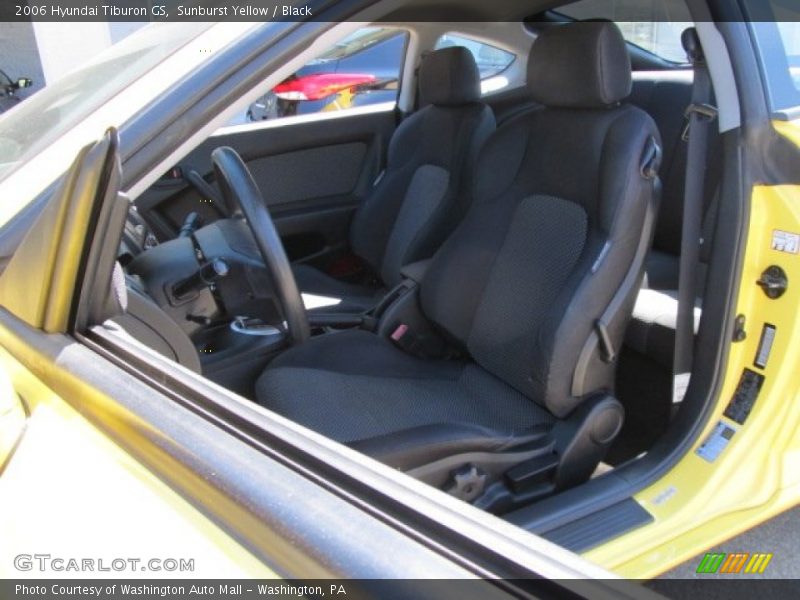 Sunburst Yellow / Black 2006 Hyundai Tiburon GS