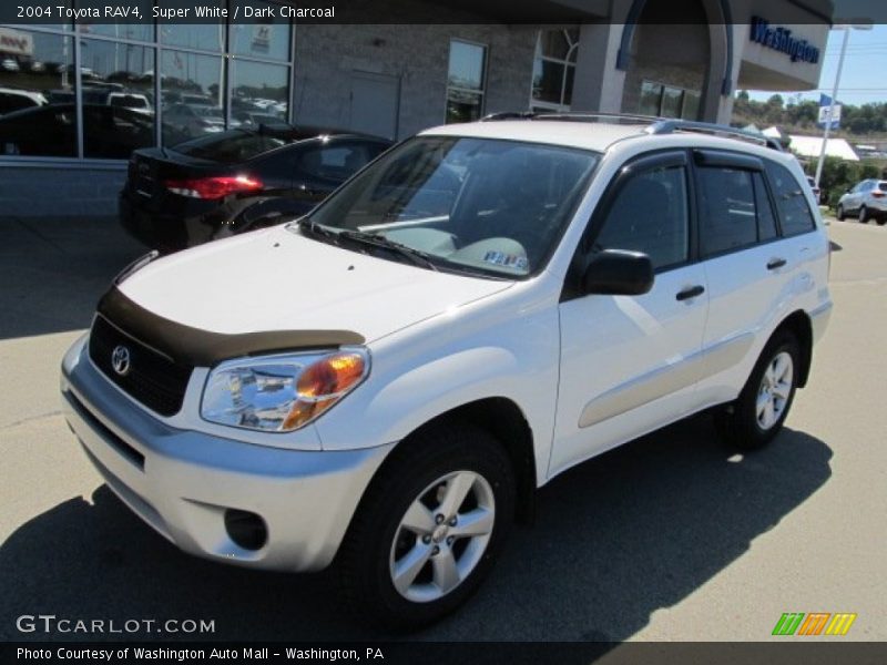 Super White / Dark Charcoal 2004 Toyota RAV4