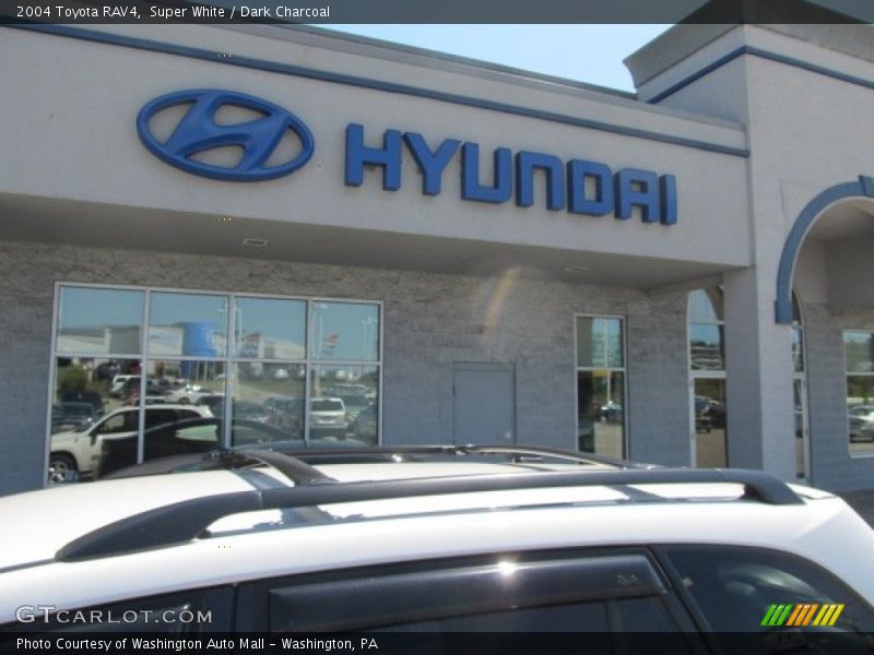 Super White / Dark Charcoal 2004 Toyota RAV4