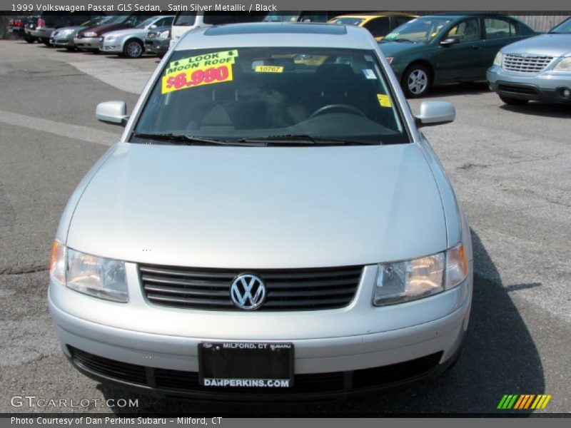 Satin Silver Metallic / Black 1999 Volkswagen Passat GLS Sedan