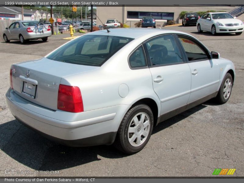 Satin Silver Metallic / Black 1999 Volkswagen Passat GLS Sedan