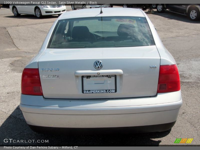 Satin Silver Metallic / Black 1999 Volkswagen Passat GLS Sedan