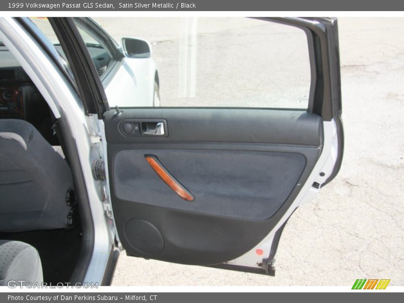 Satin Silver Metallic / Black 1999 Volkswagen Passat GLS Sedan